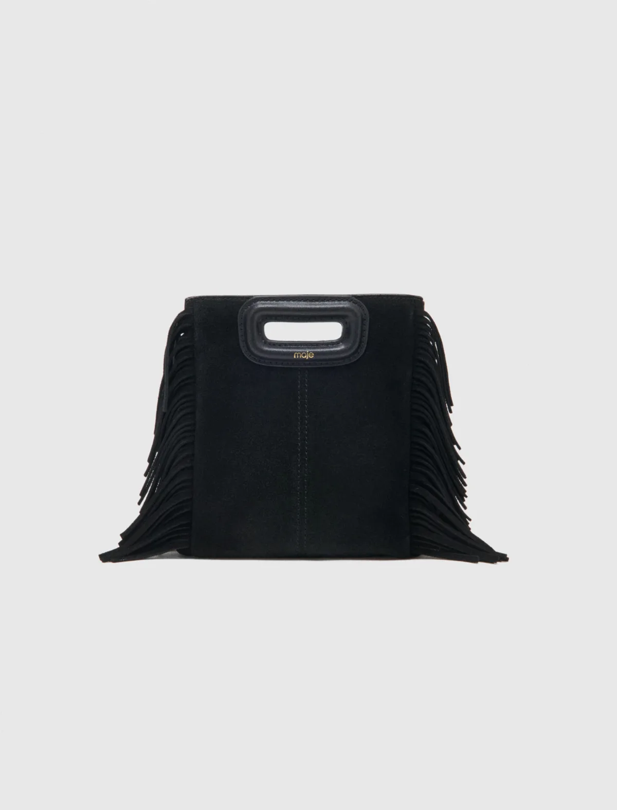 Suede Mini M Bag by Maje