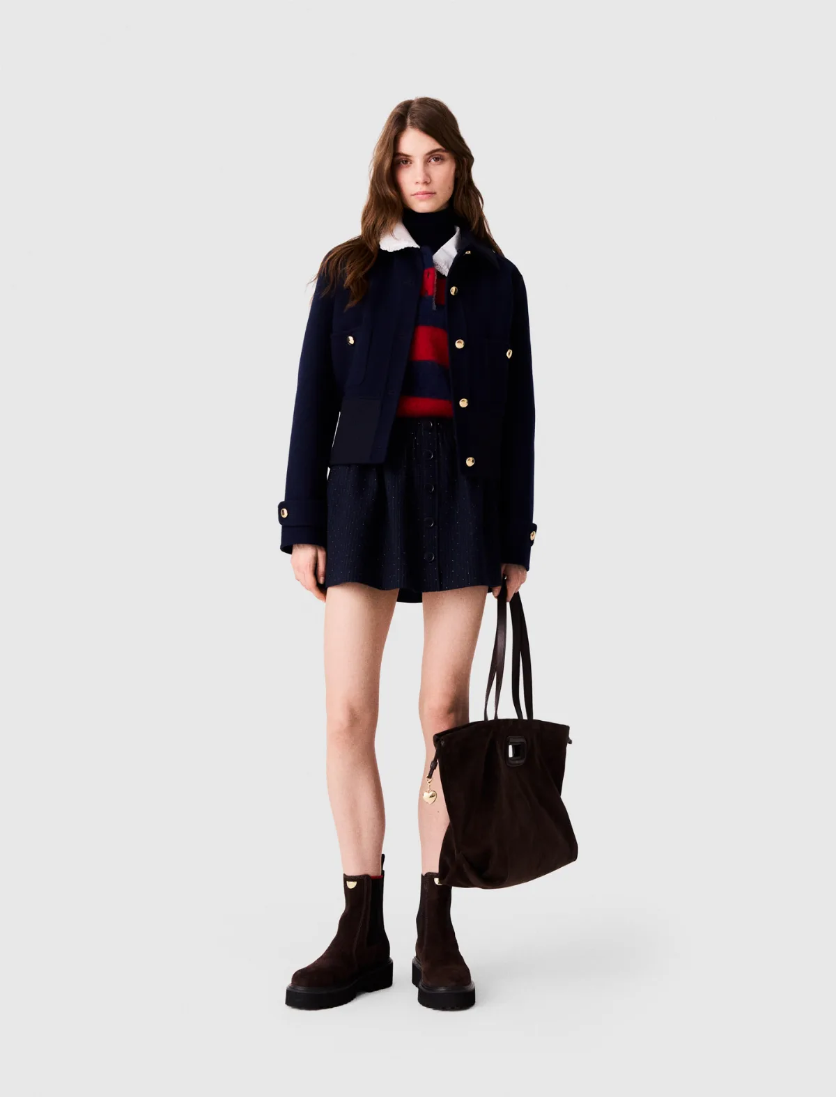 Short Double-Faced Jacket by Maje