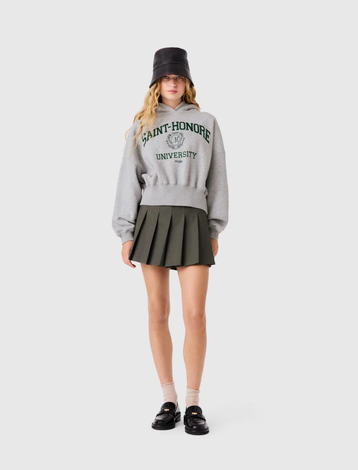 Hooded Sweatshirt by Maje