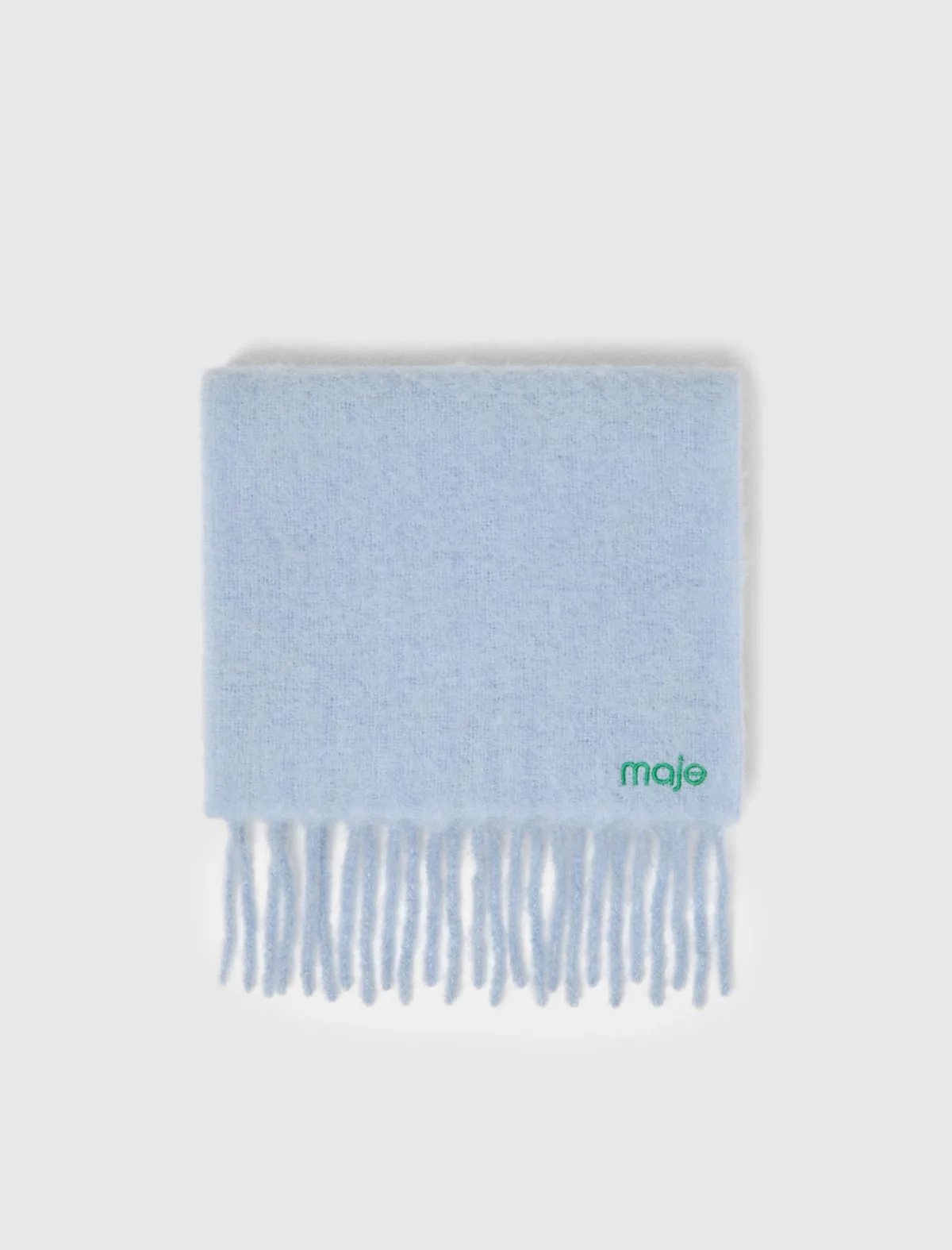 Wool and Alpaca Blend Scarf by Maje