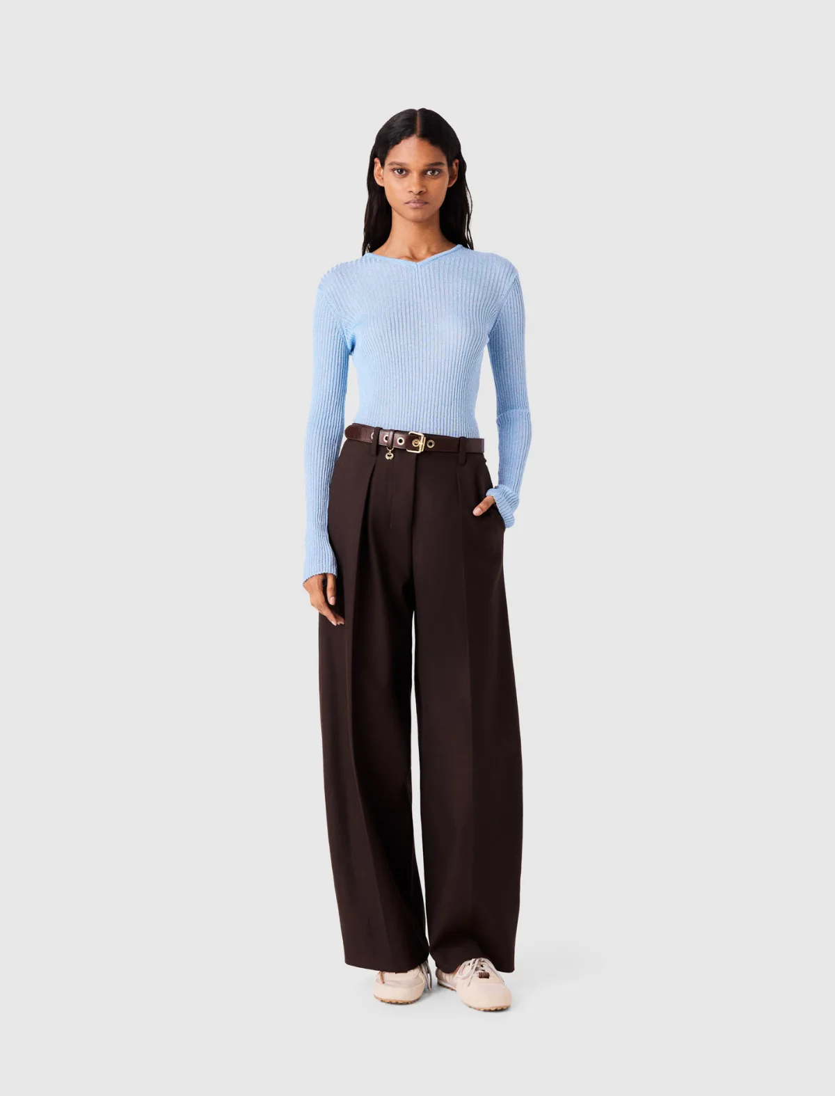 Lurex Knit Jumper by Maje