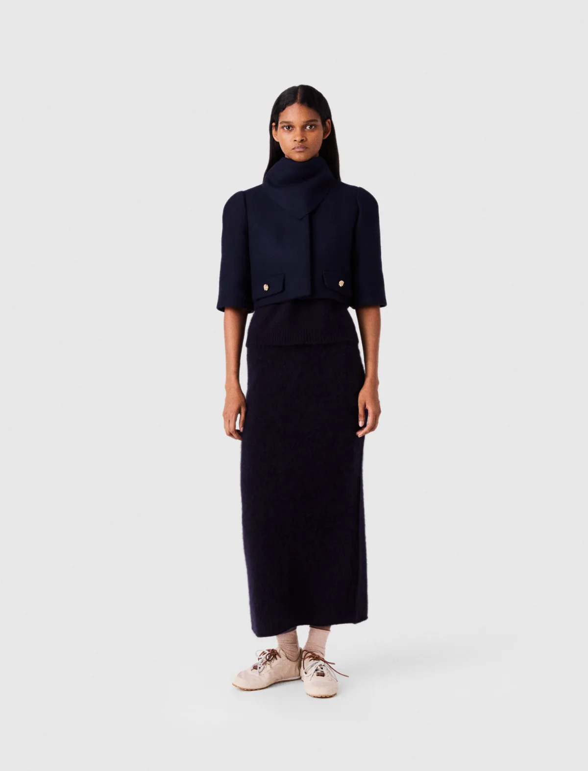 Short Wool Jacket by Maje
