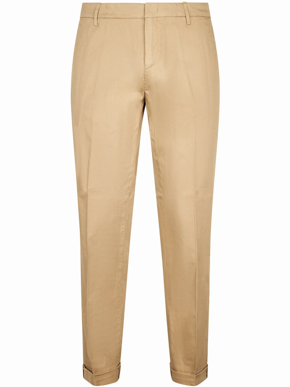 Mid-Rise Relaxed Fit Trousers with Cuffed Hem by Dondup