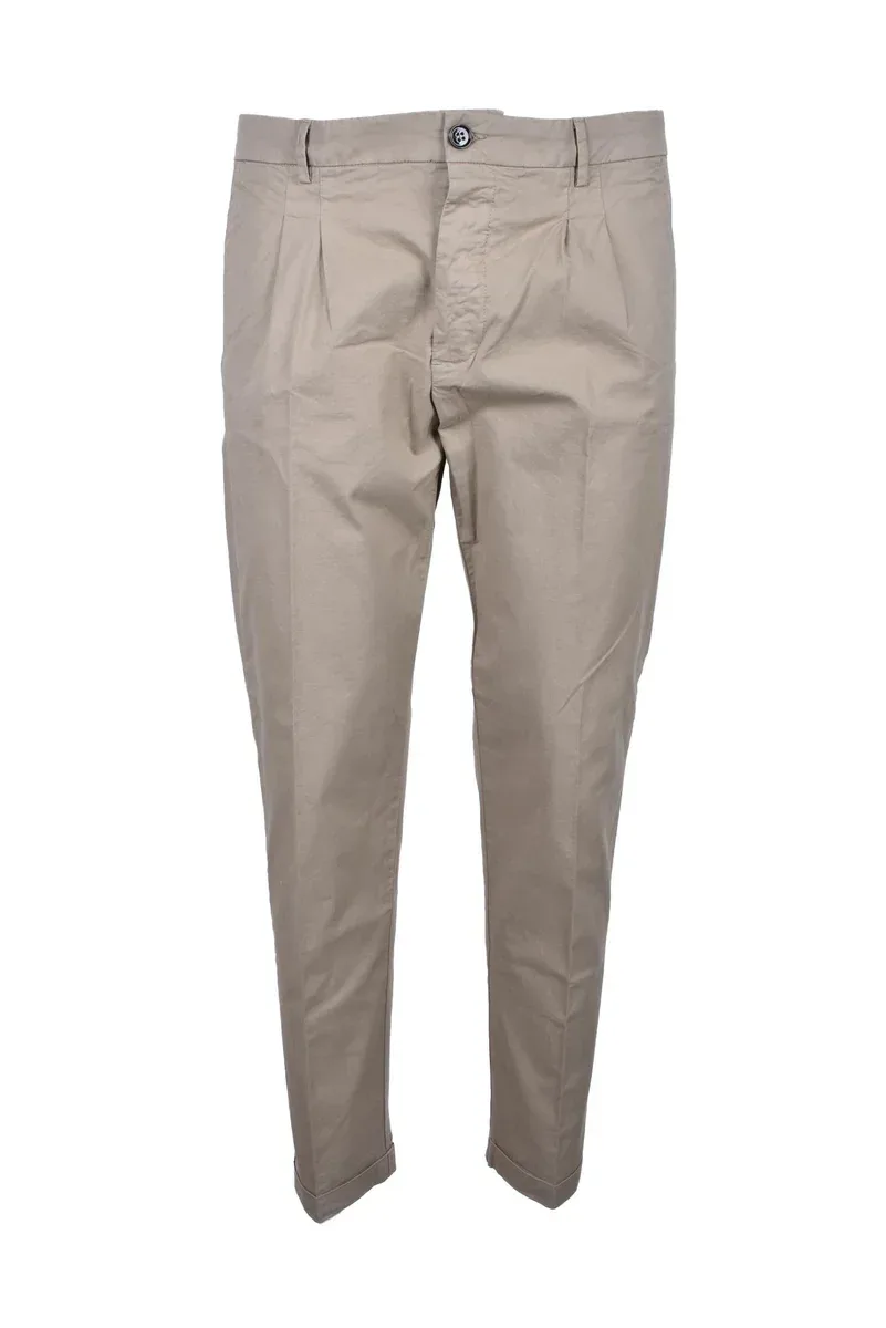 Stretch Cotton Pants