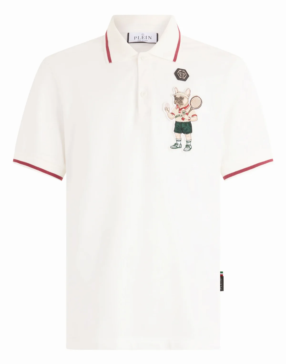 Polo T-Shirt New York Tennis Patch by PHILIPP PLEIN