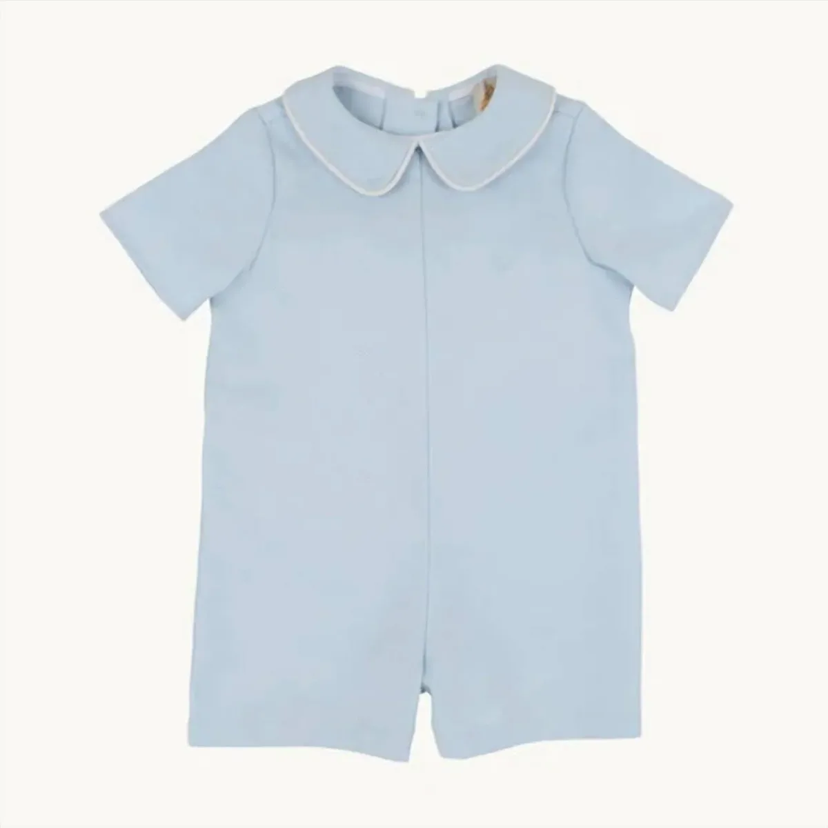 Short Sleeve John Hall Jon Jon in Buckhead Blue Pique by The Beaufort Bonnet Company