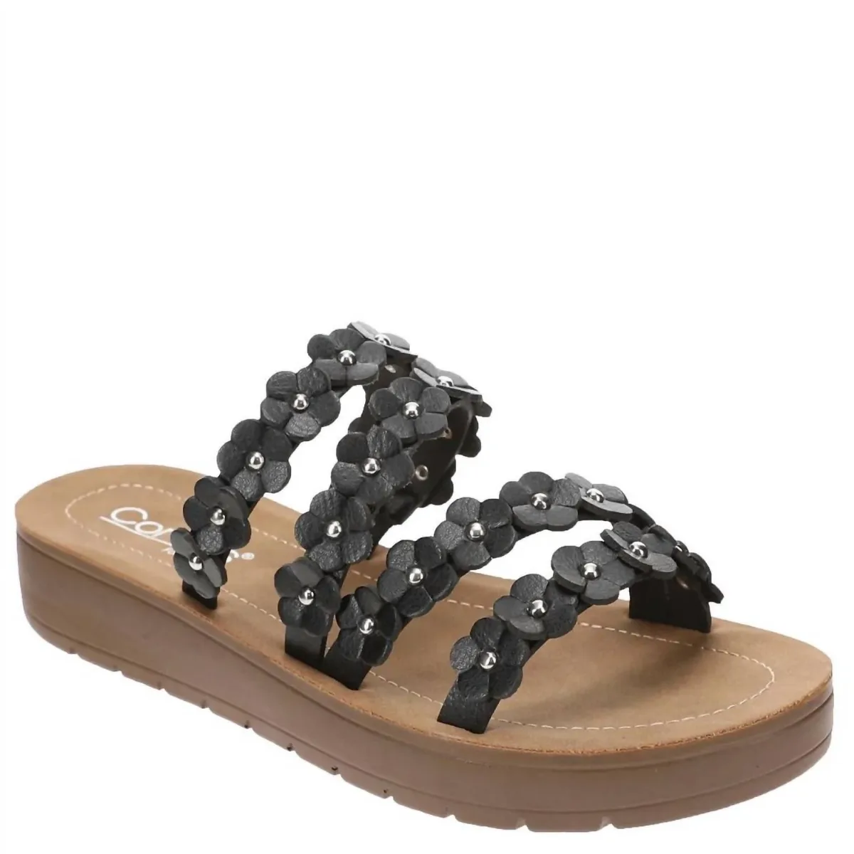 Garden Party Slides Sandals by Corkys Footwear