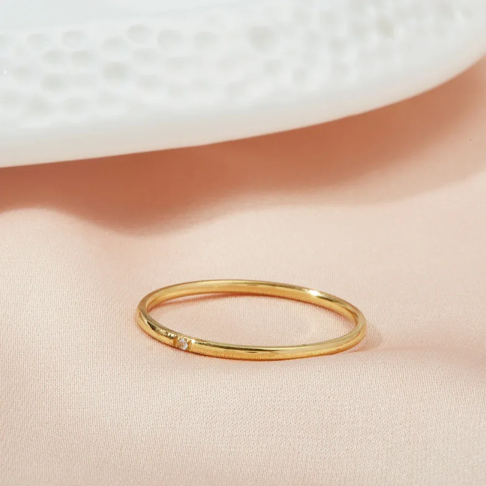 Minimalist Stacked Rings by FASHNZFAB