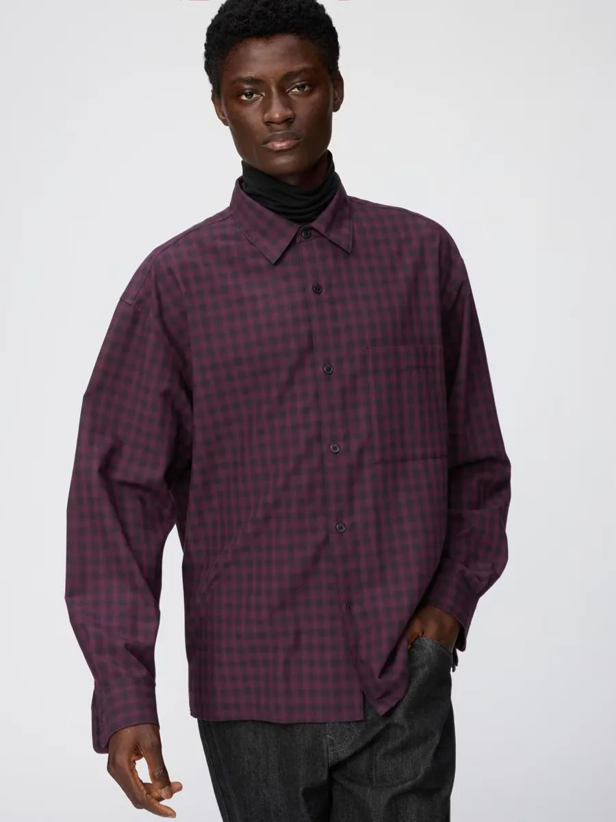 Easy Care Soft Shirt Checked by UNIQLO
