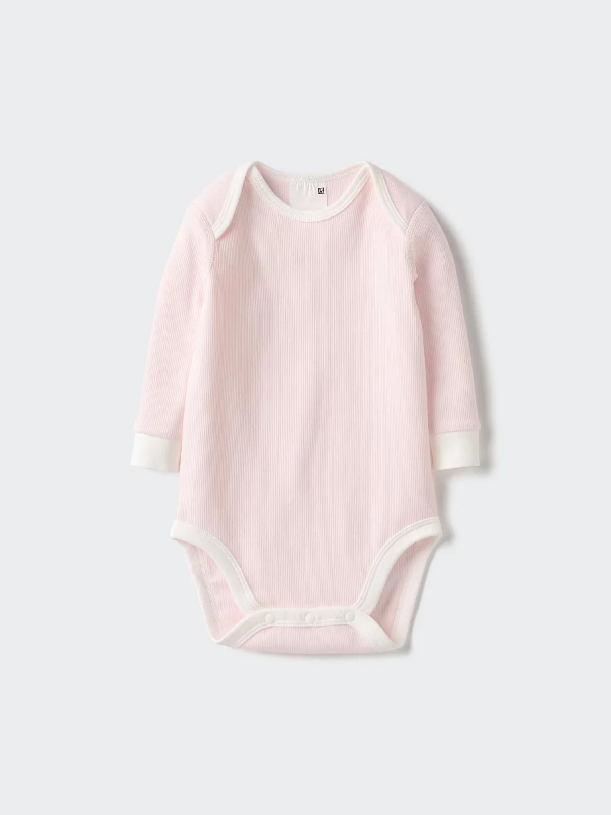 Baby Long Sleeve Bodysuit Ribbed by UNIQLO