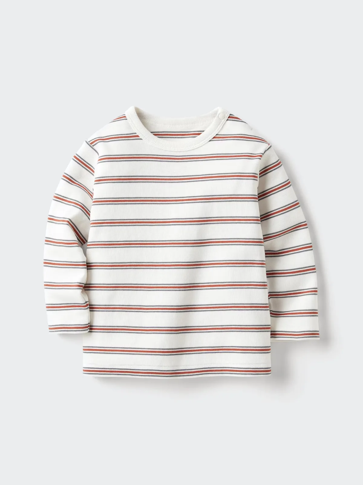 Baby Long Sleeve T-Shirt Multi-Striped by UNIQLO