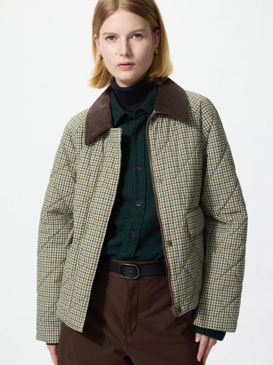 Padded Utility Short Jacket Pattern by UNIQLO