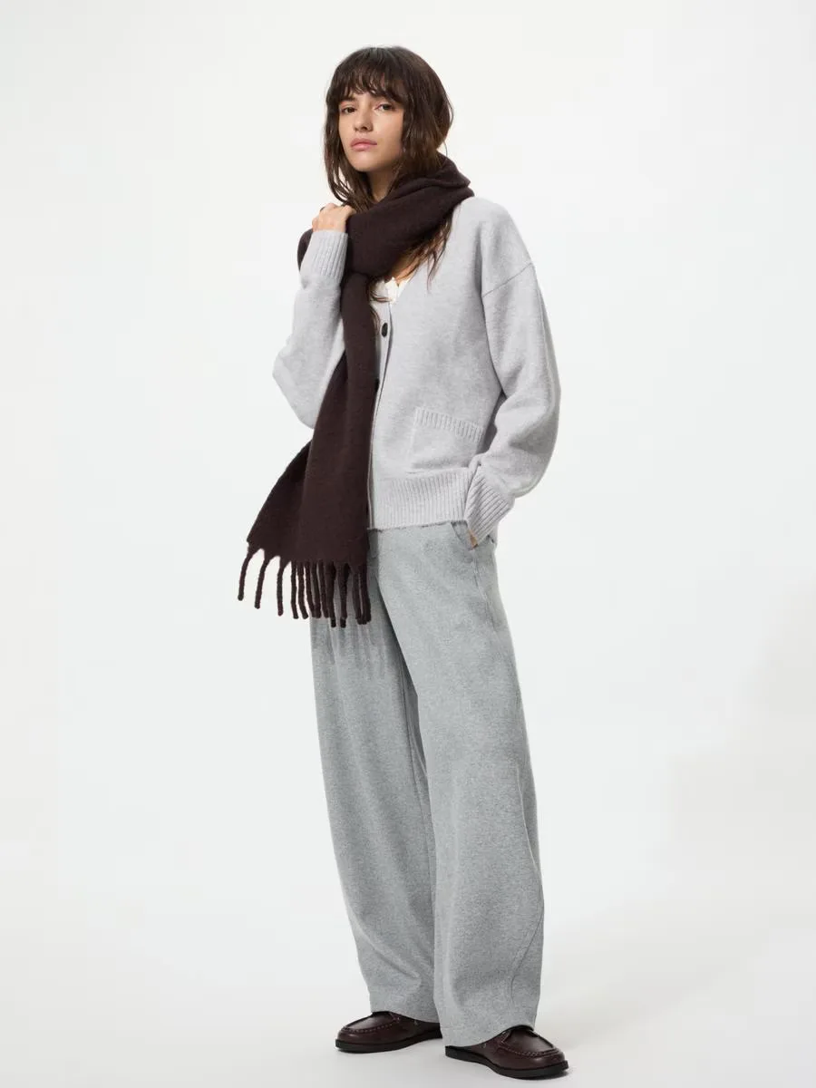 Brushed Jersey Barrel Pants by UNIQLO