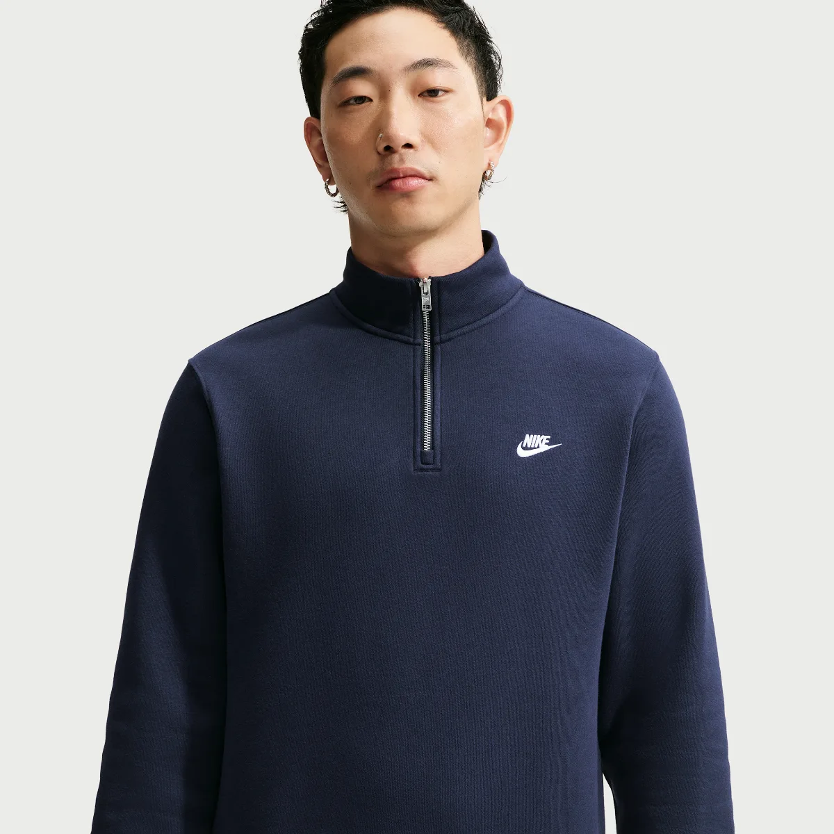 Sportswear Club 1/2-Zip Fleece Top by Nike