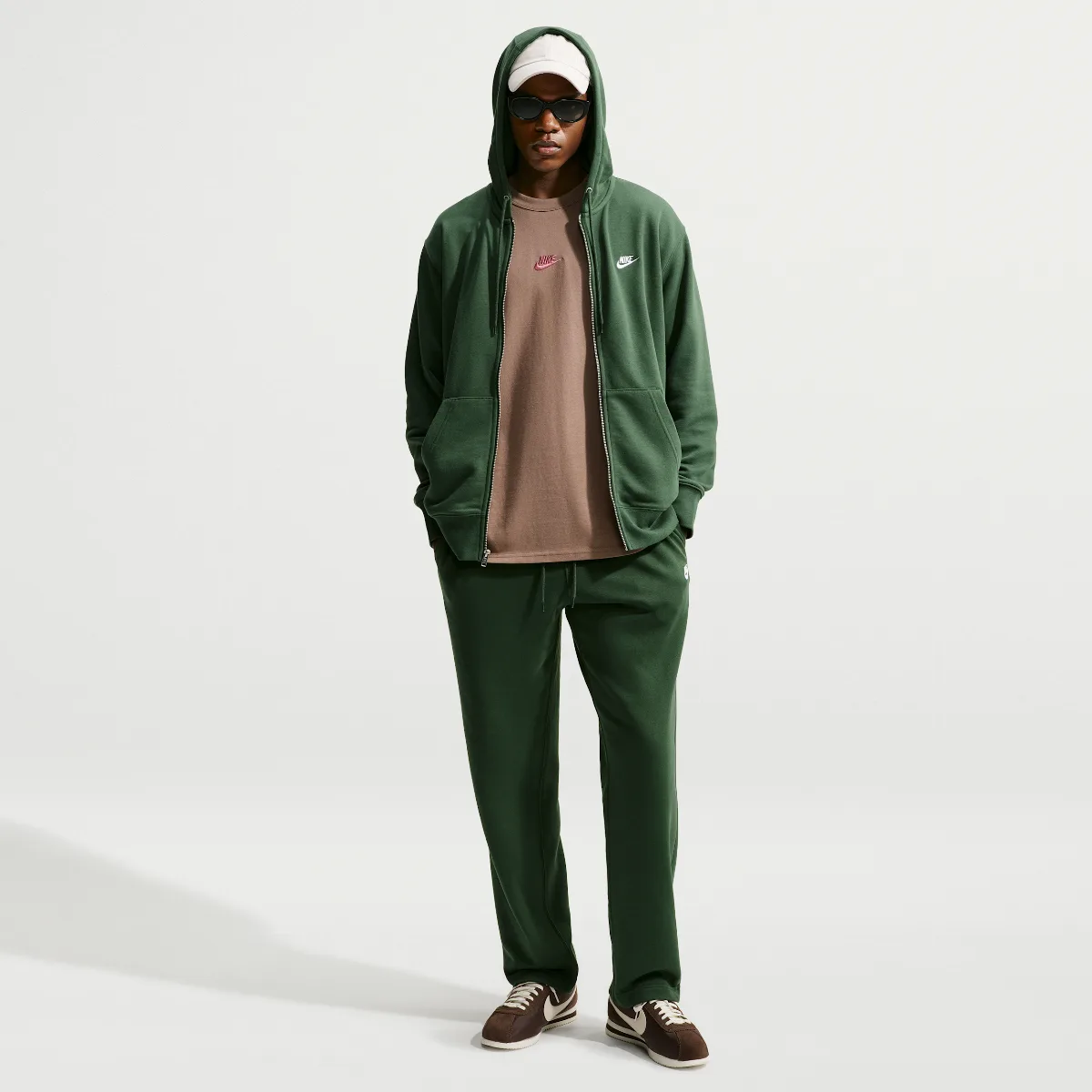 Club Open-Hem Fleece Pants by Nike