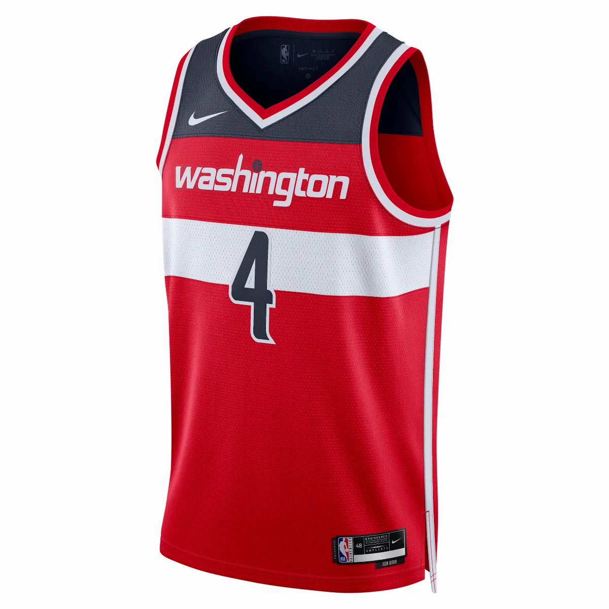 AJ Dybantsa Washington Wizards Icon Edition Dri-FIT NBA Swingman Jersey by Nike