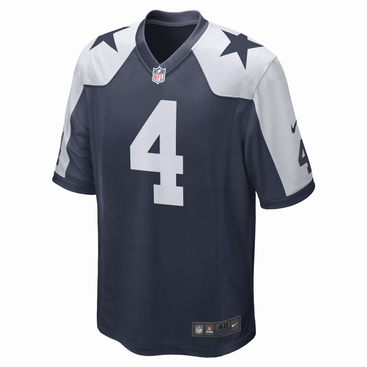NFL Dallas Cowboys (dak Prescott) Game Football Jersey by Nike