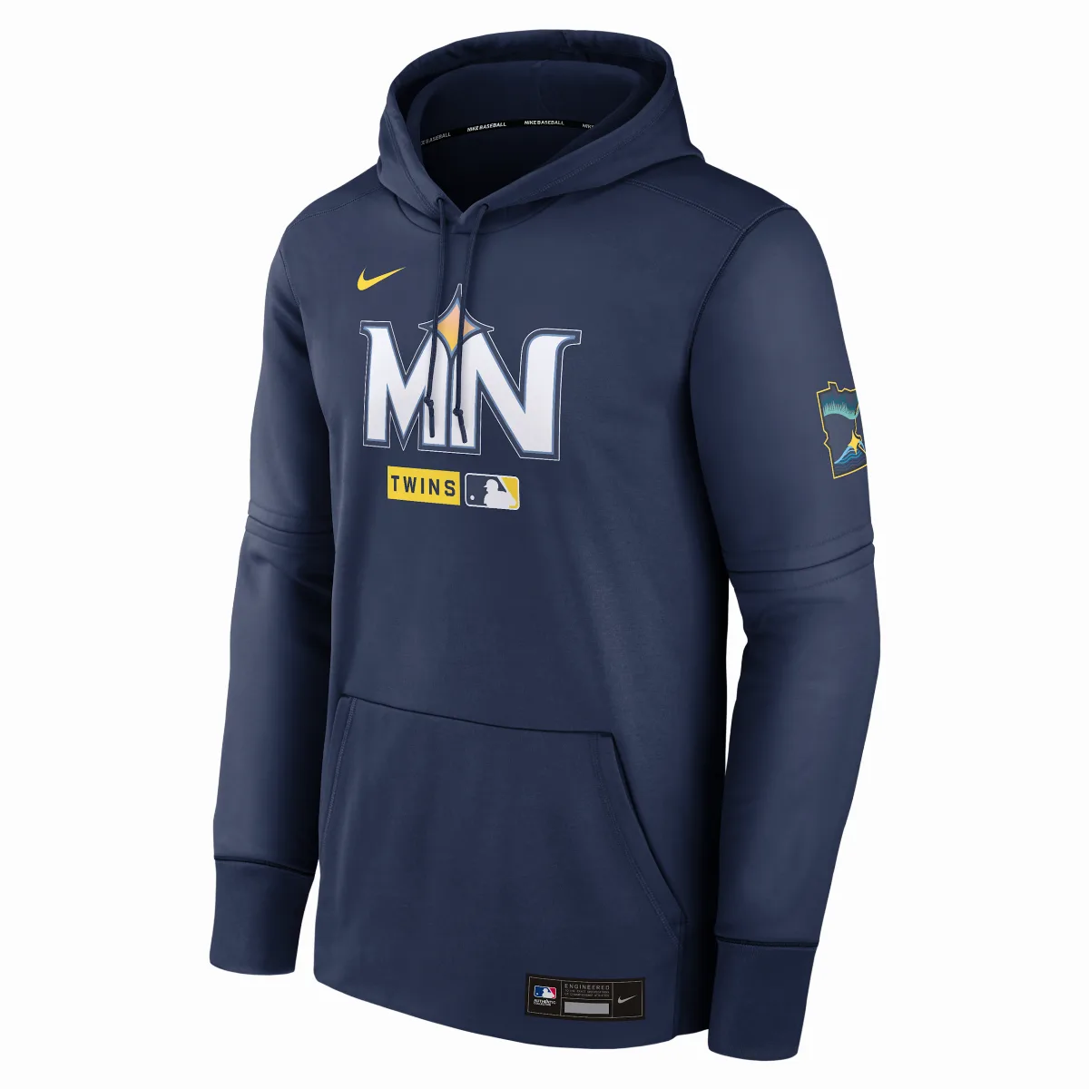 Minnesota Twins Authentic Collection City Connect Therma MLB Pullover Hoodie by Nike