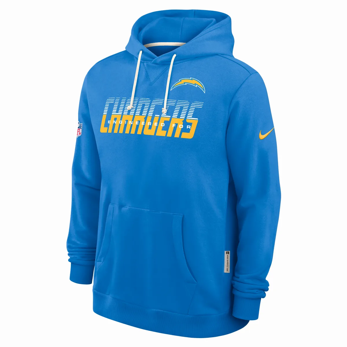 Los Angeles Chargers Sideline Standard Issue Dri-FIT NFL Pullover Hoodie