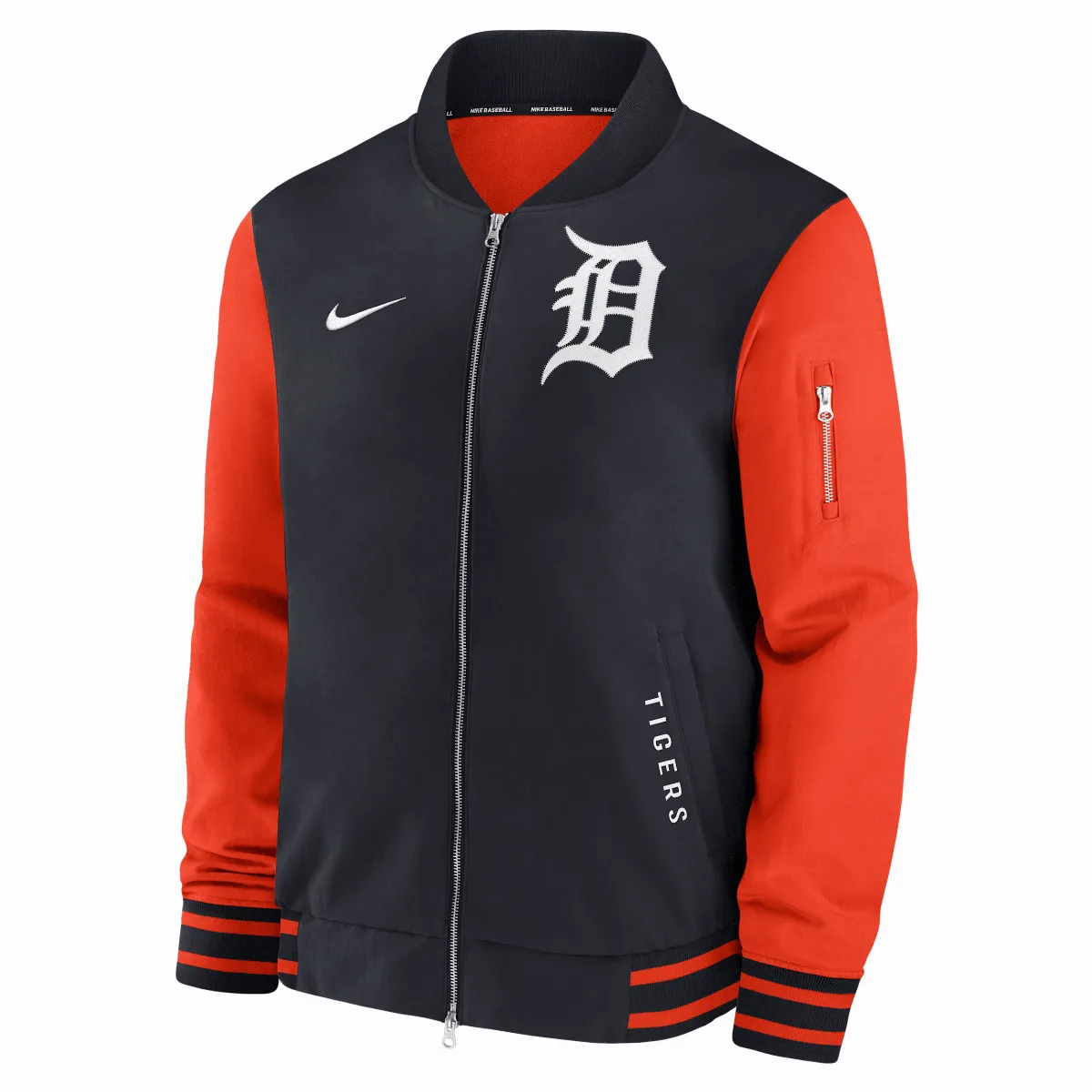 Detroit Tigers Authentic Collection Dugout MLB Full-Zip Bomber Jacket