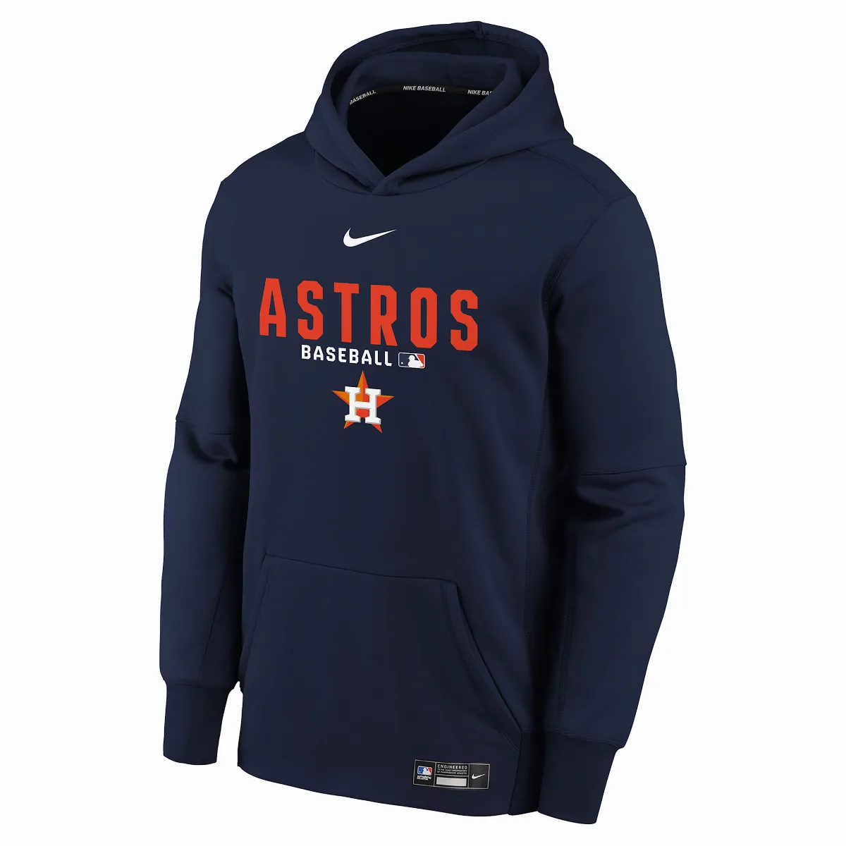 Houston Astros Authentic Collection Therma-FIT MLB Pullover Hoodie by Nike