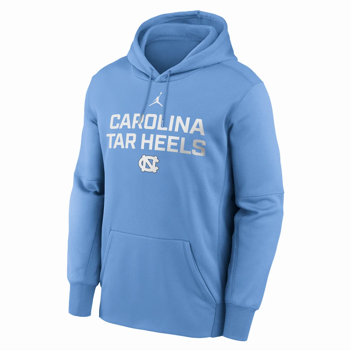 North Carolina Team Stacked Jordan Brand Therma College Pullover Hoodie by Jordan