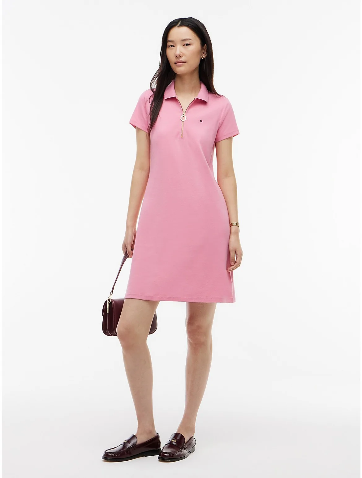 Zip Polo Dress by Tommy Hilfiger