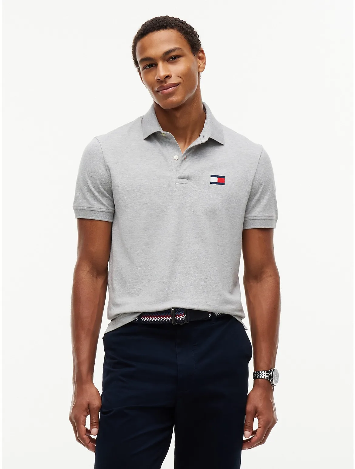 Regular Fit Flag Logo Polo by Tommy Hilfiger