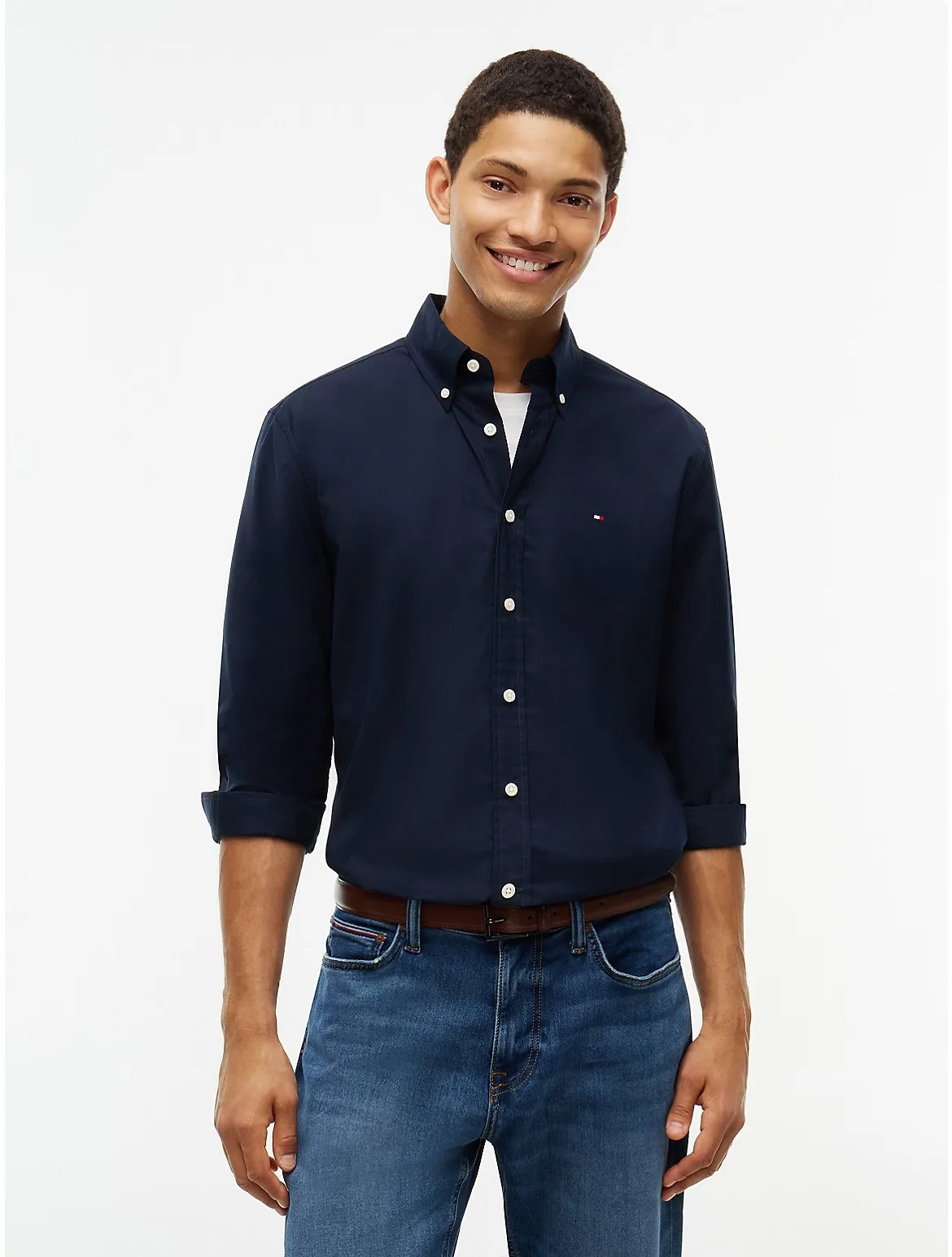 Regular Fit Long-Sleeve Shirt by Tommy Hilfiger