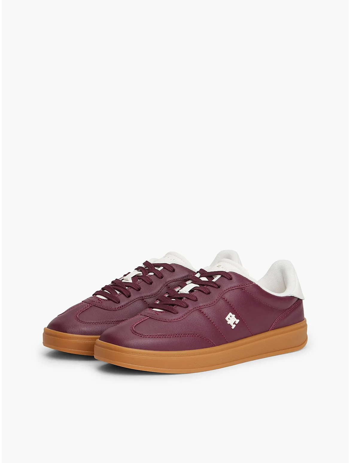 Padded Leather Skater Sneaker by Tommy Hilfiger
