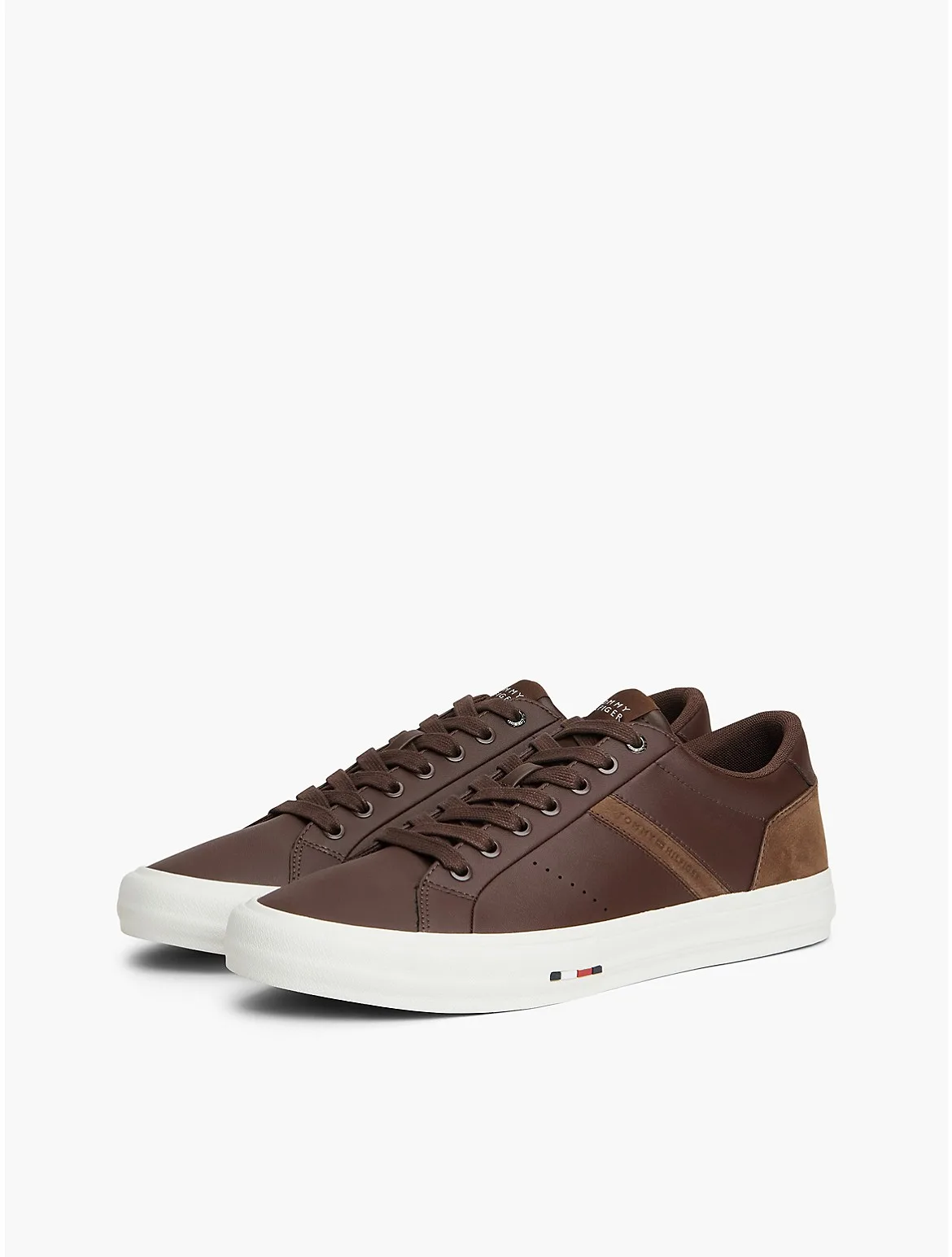 Tommy Logo Leather Sneaker