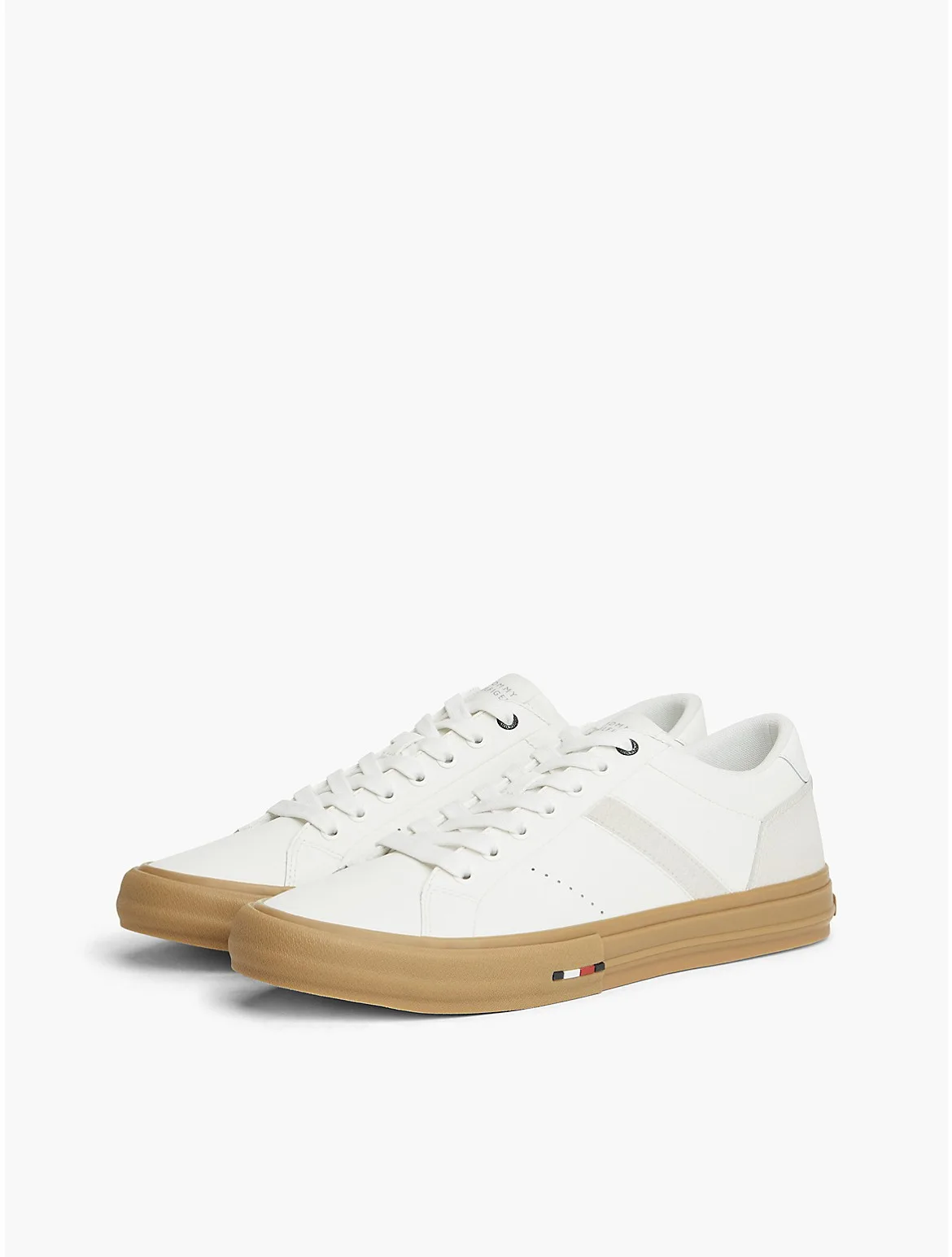 Tommy Logo Leather Sneaker