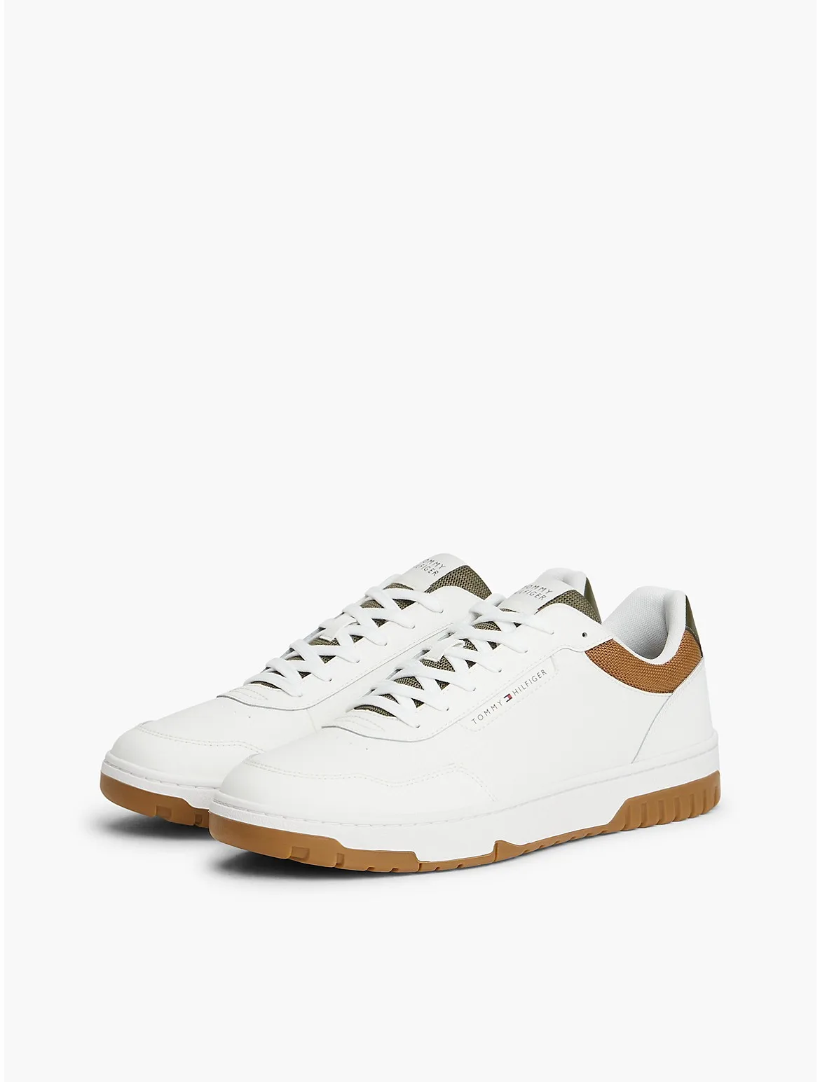 Leather Mix Court Sneaker by Tommy Hilfiger