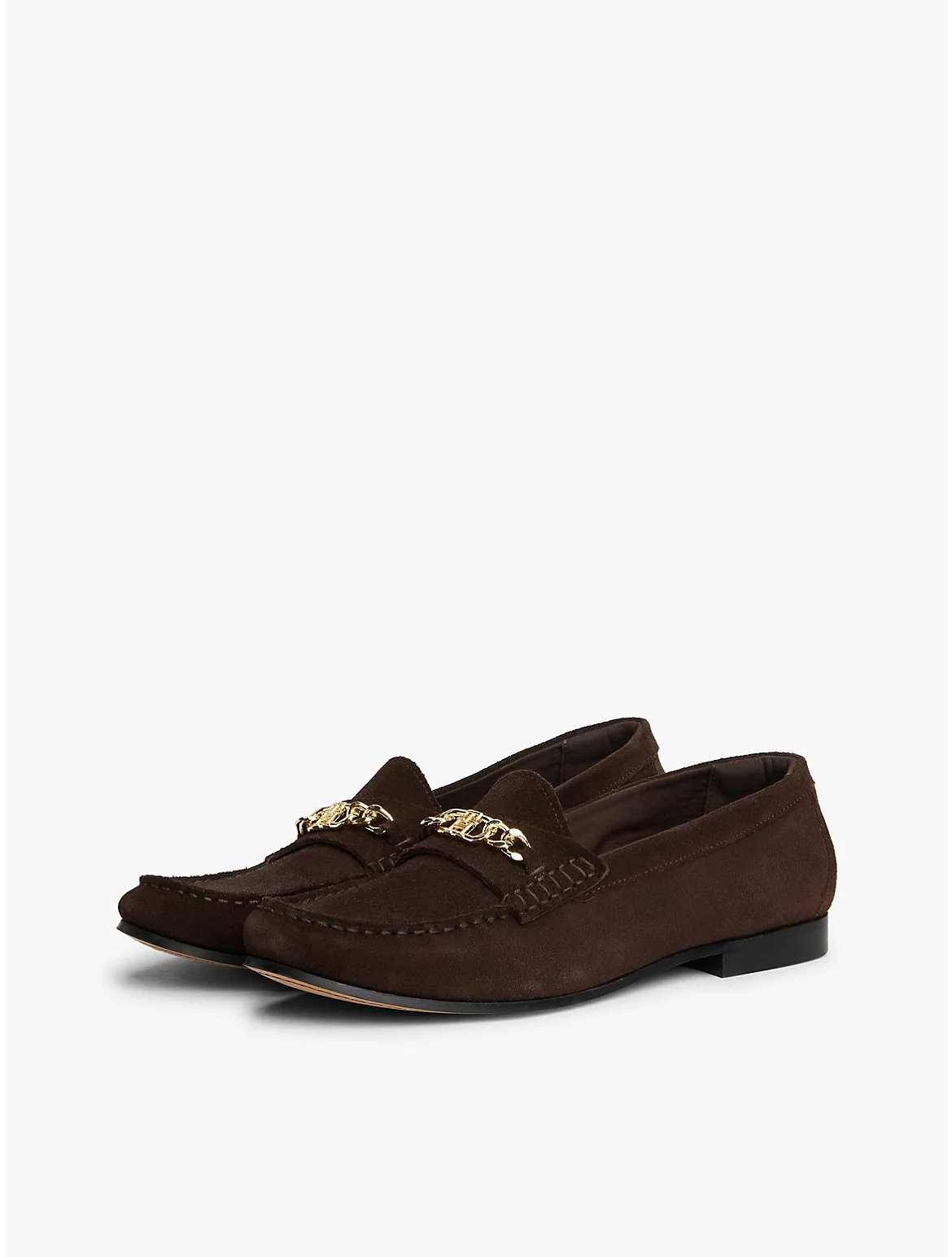 Chain-Link Suede Loafer by Tommy Hilfiger