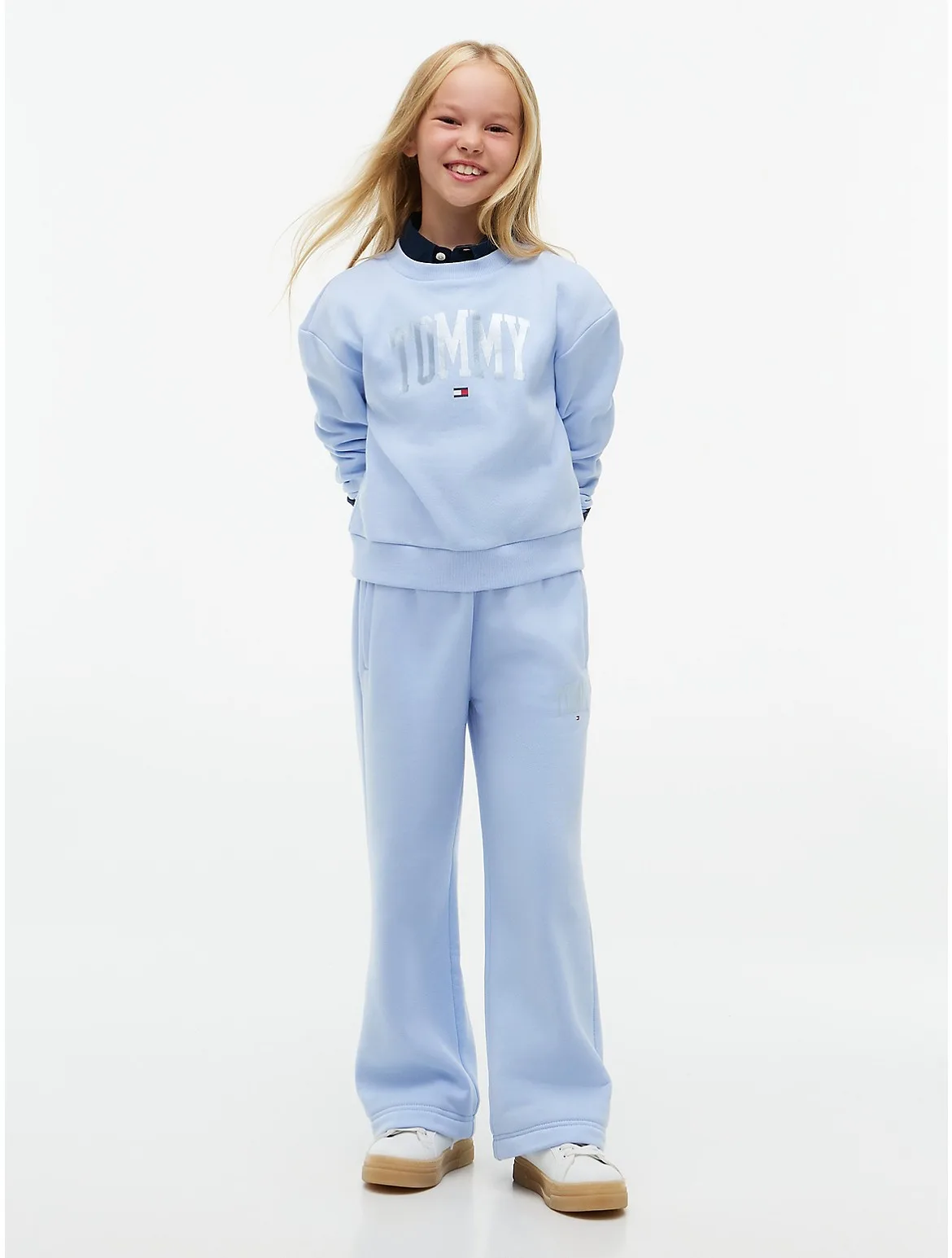 Collegiate Logo Wide Leg Sweatpant by Tommy Hilfiger