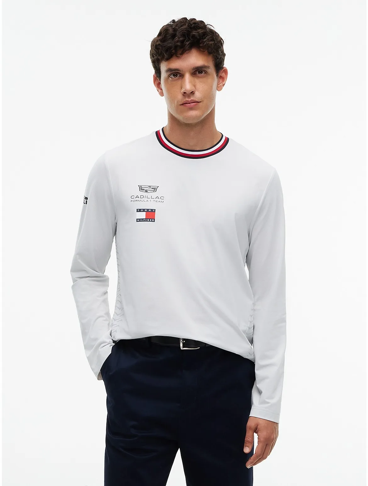 Tommy x Cadillac F1 Team Long-Sleeve Replica T-Shirt by Tommy Hilfiger