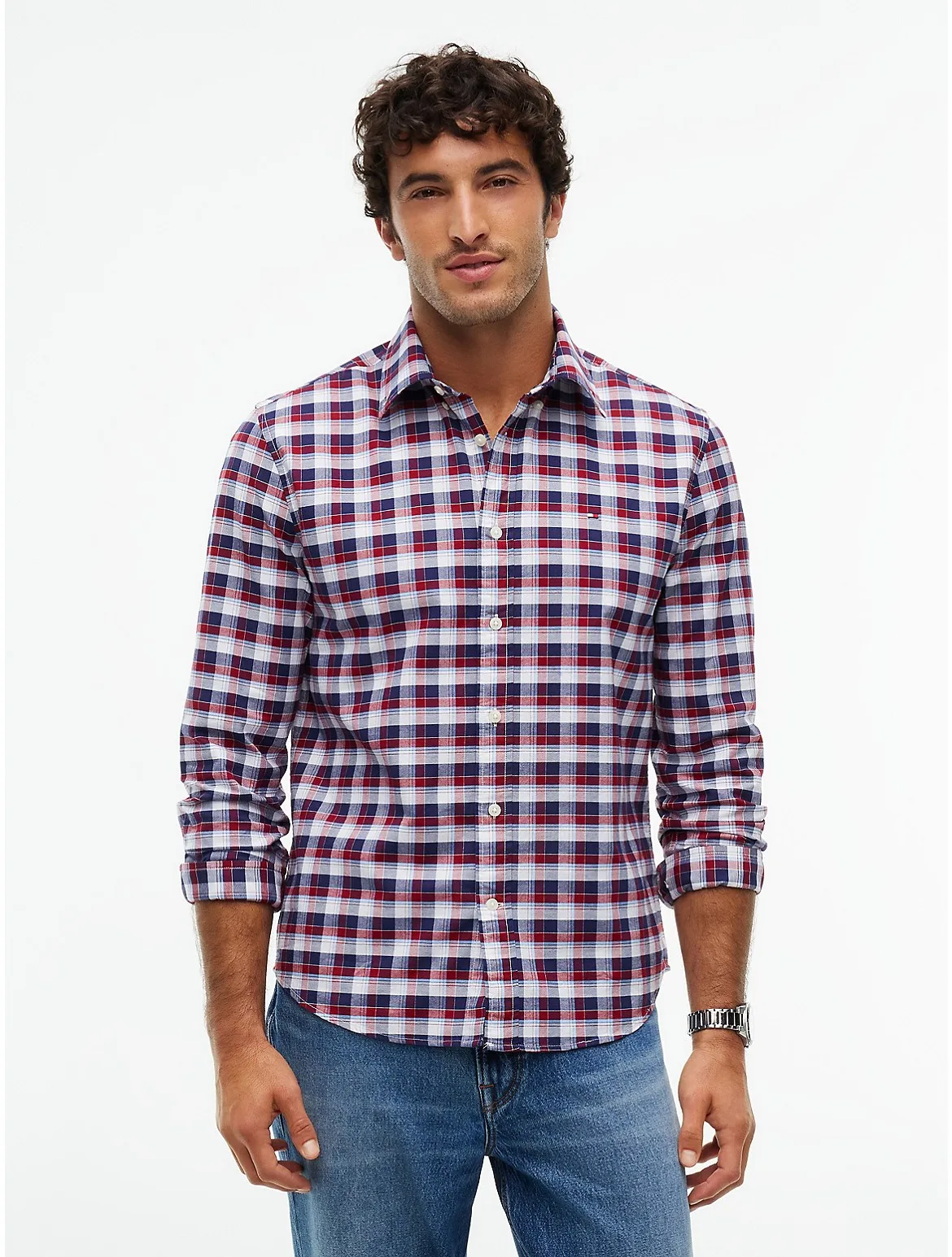 Regular Fit Tartan Oxford Shirt