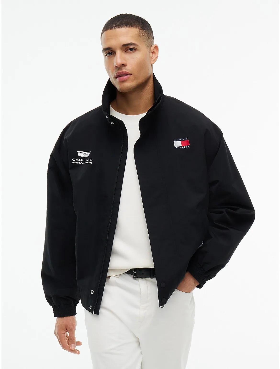 Tommy x Cadillac F1 Team Back Flag Jacket by Tommy Hilfiger