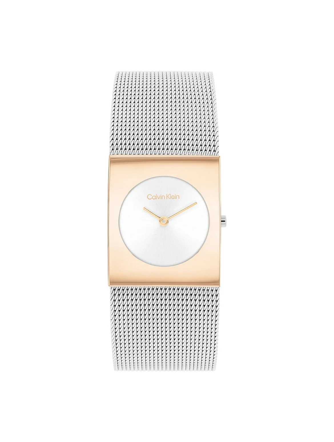 Geometric Dial Mesh Bracelet Watch by Calvin Klein