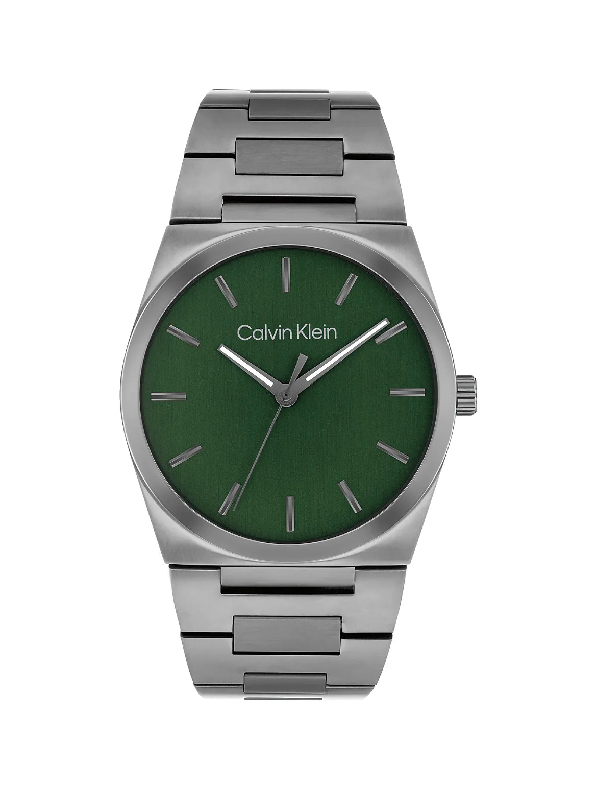 Textured Dial Integrated Bracelet Watch