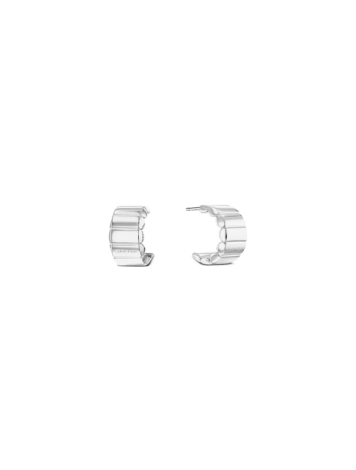 Curved Pebble Earrings by Calvin Klein