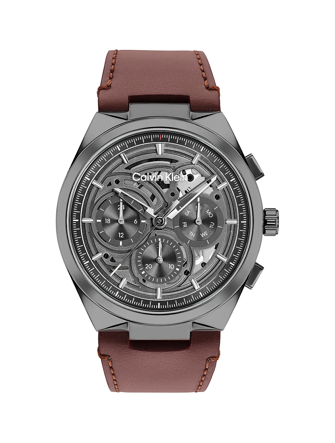 Skeleton Dial Chronograph Watch