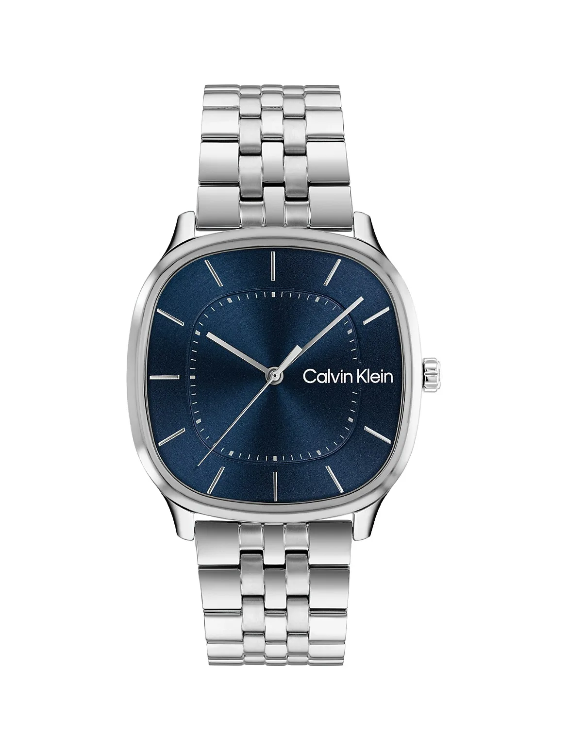 Rounded Case Sunray Dial Watch
