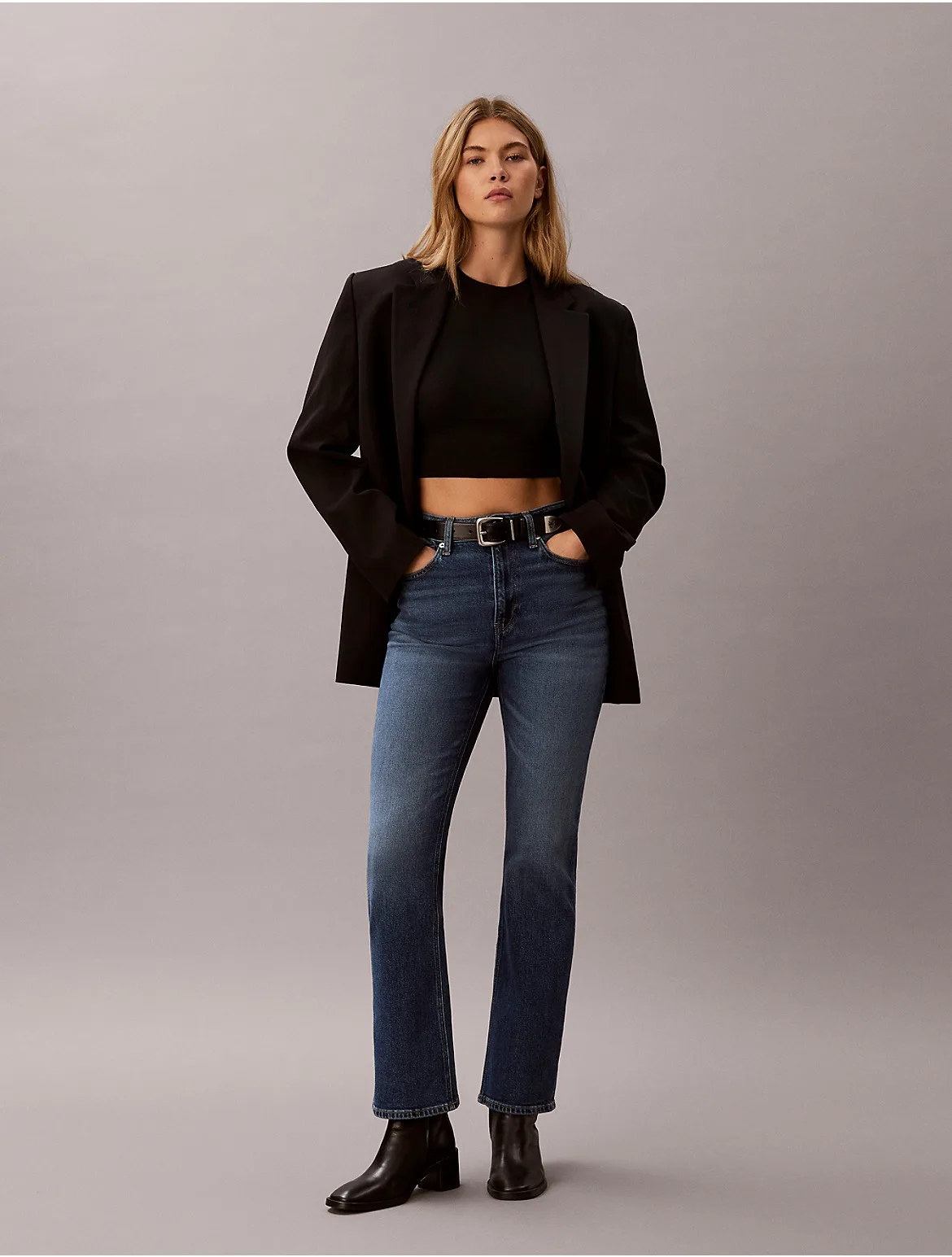 High Rise Bootcut Jeans by Calvin Klein Jeans