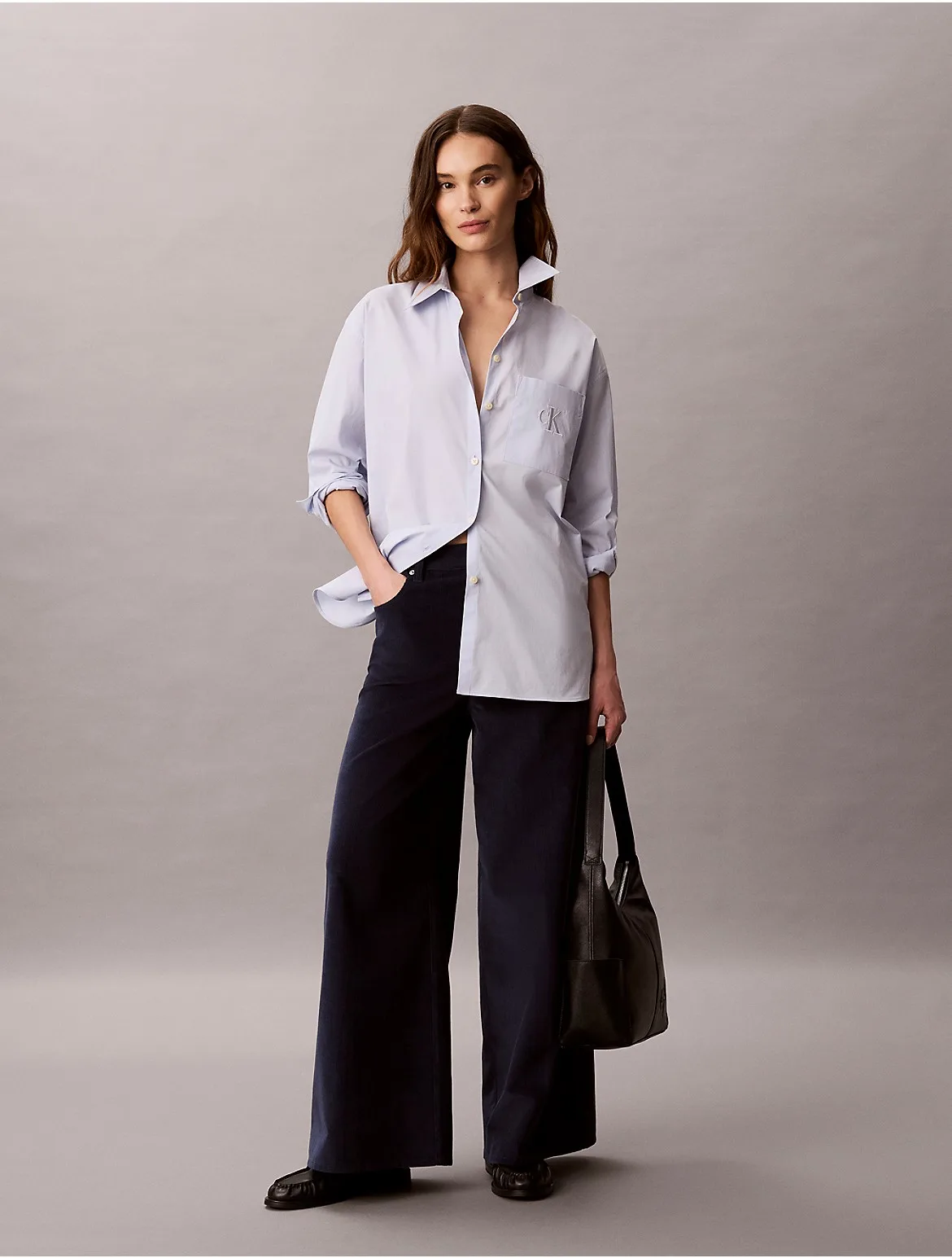 Corduroy Wide Leg Pants by Calvin Klein Jeans
