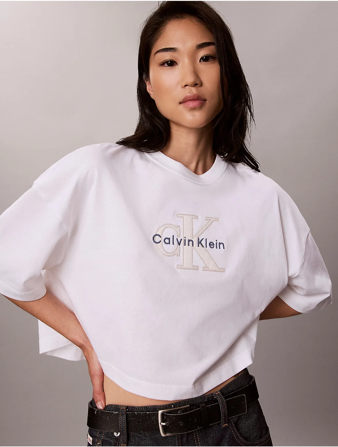 Denim Monologo Boxy T-Shirt