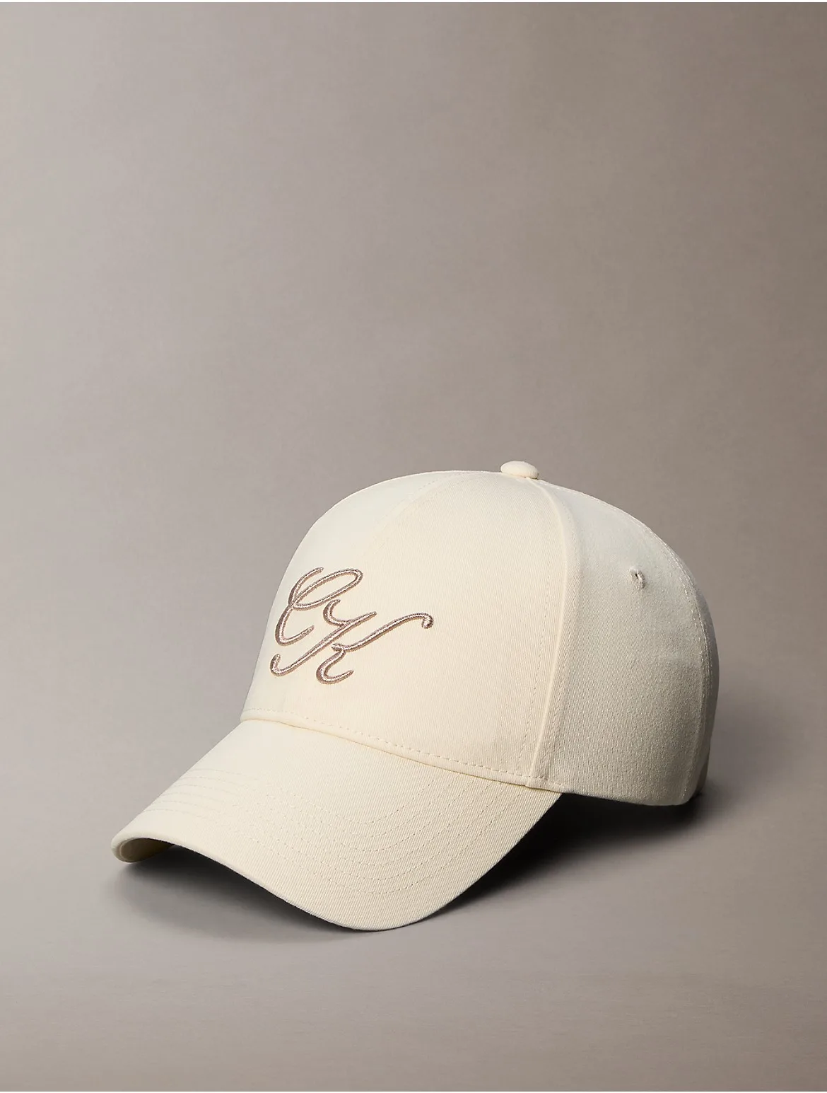 Lurex Script Logo Cap by Calvin Klein