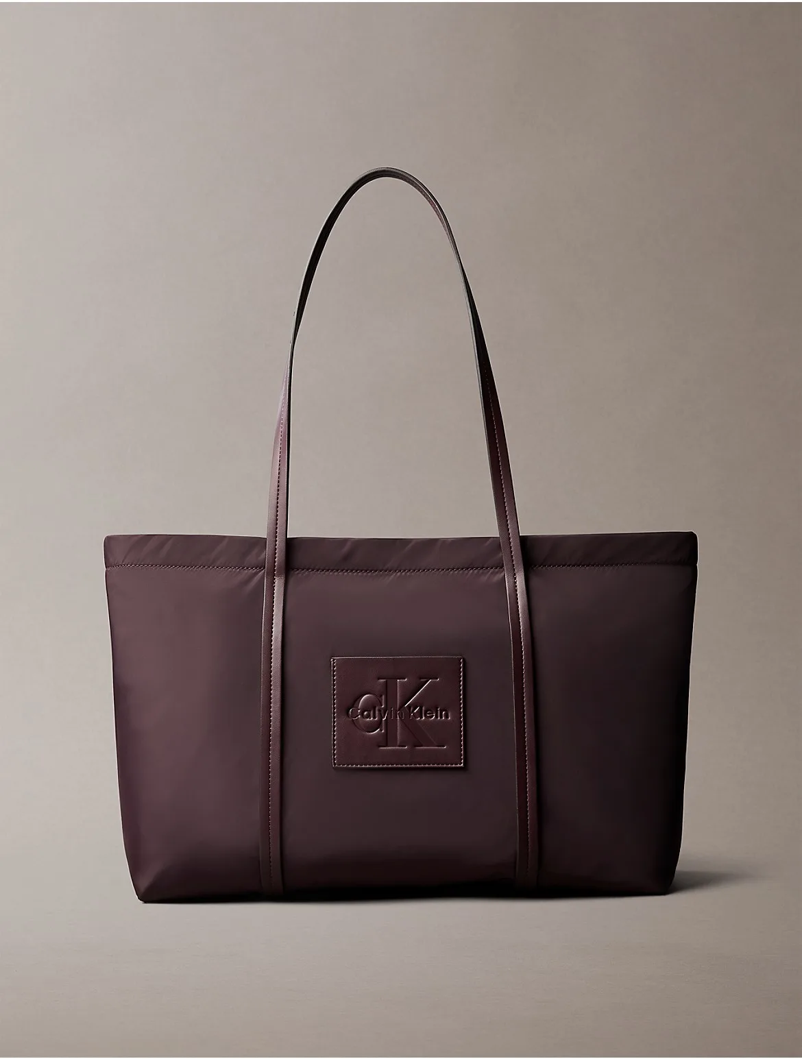 Embossed Monologo Tote Bag