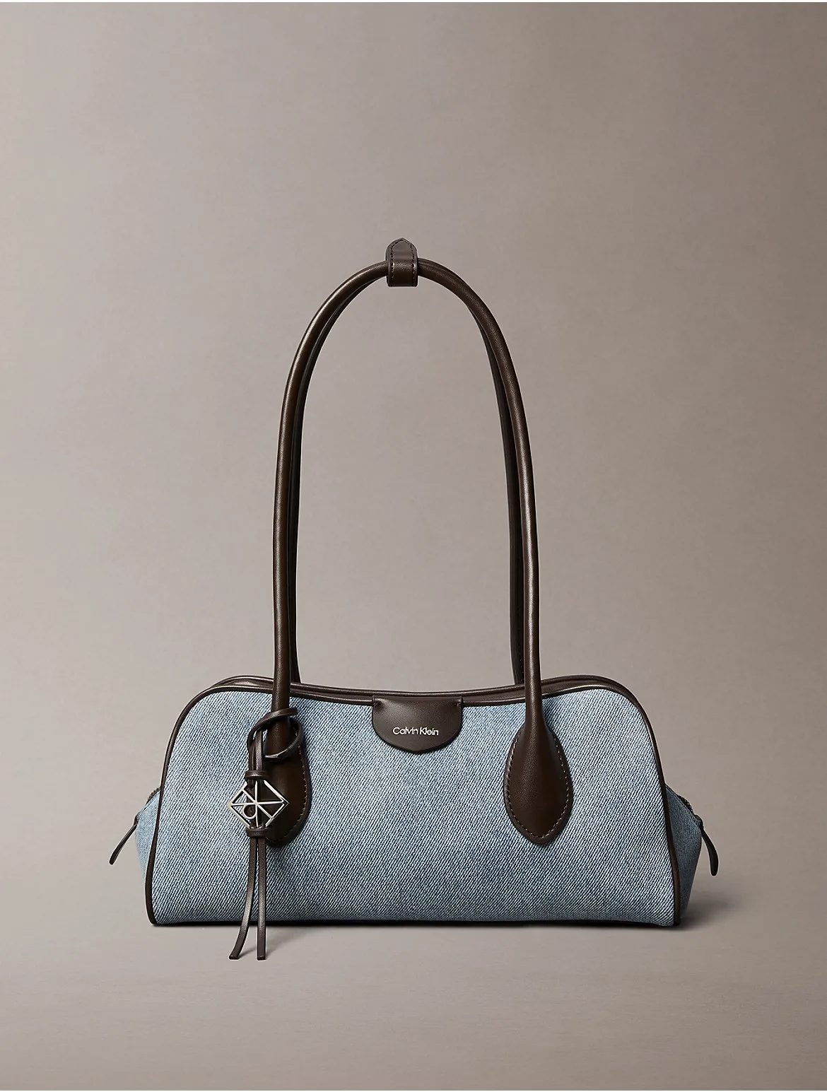 Emblem Logo Shoulder Bag by Calvin Klein