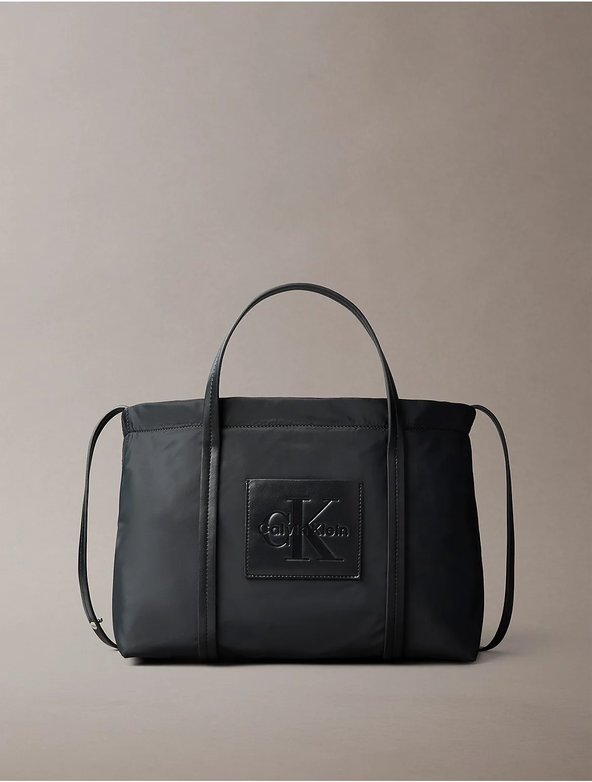 Nylon Small Tote Crossbody Bag by Calvin Klein